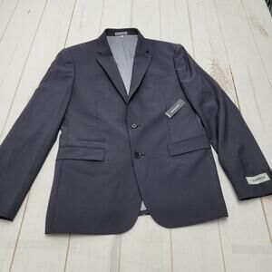 Express Photographer slim fit charcoal gray blazer jacket preppy NWT